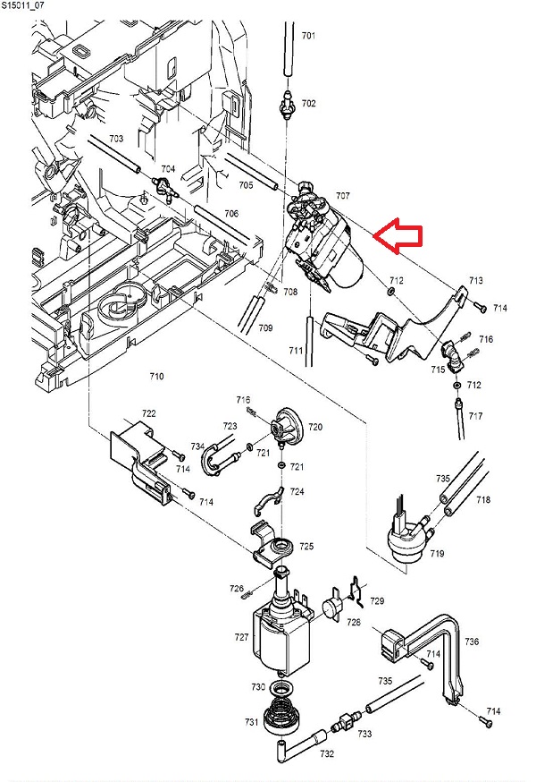 Jura Z6-Z8 P.E.P. Ceramic Valve 