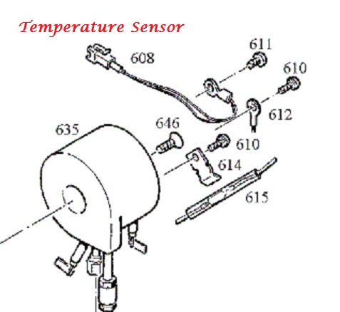 thumbnail image 2 of Jura Thermoblock Sensor E6 (EB) E8 72515 - Original Replacement Part 2 of 4